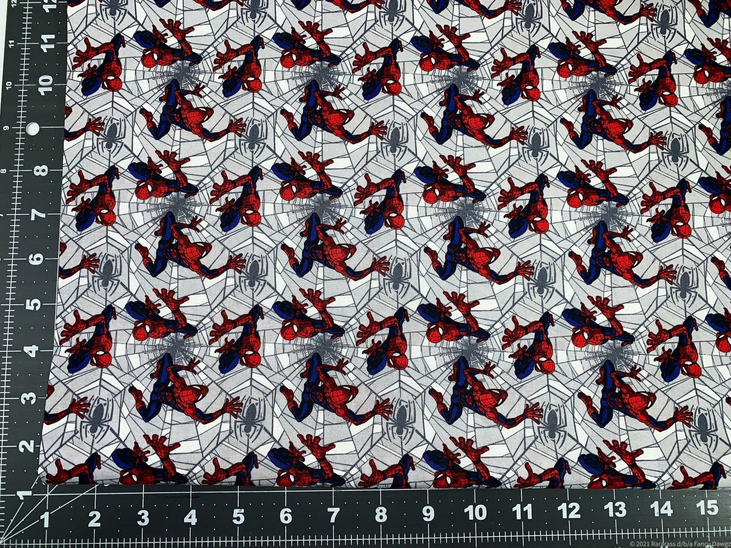 Web Crawler Spiderman fabric 73252 Spider Man cotton fabric - Mary Jo Fabrics