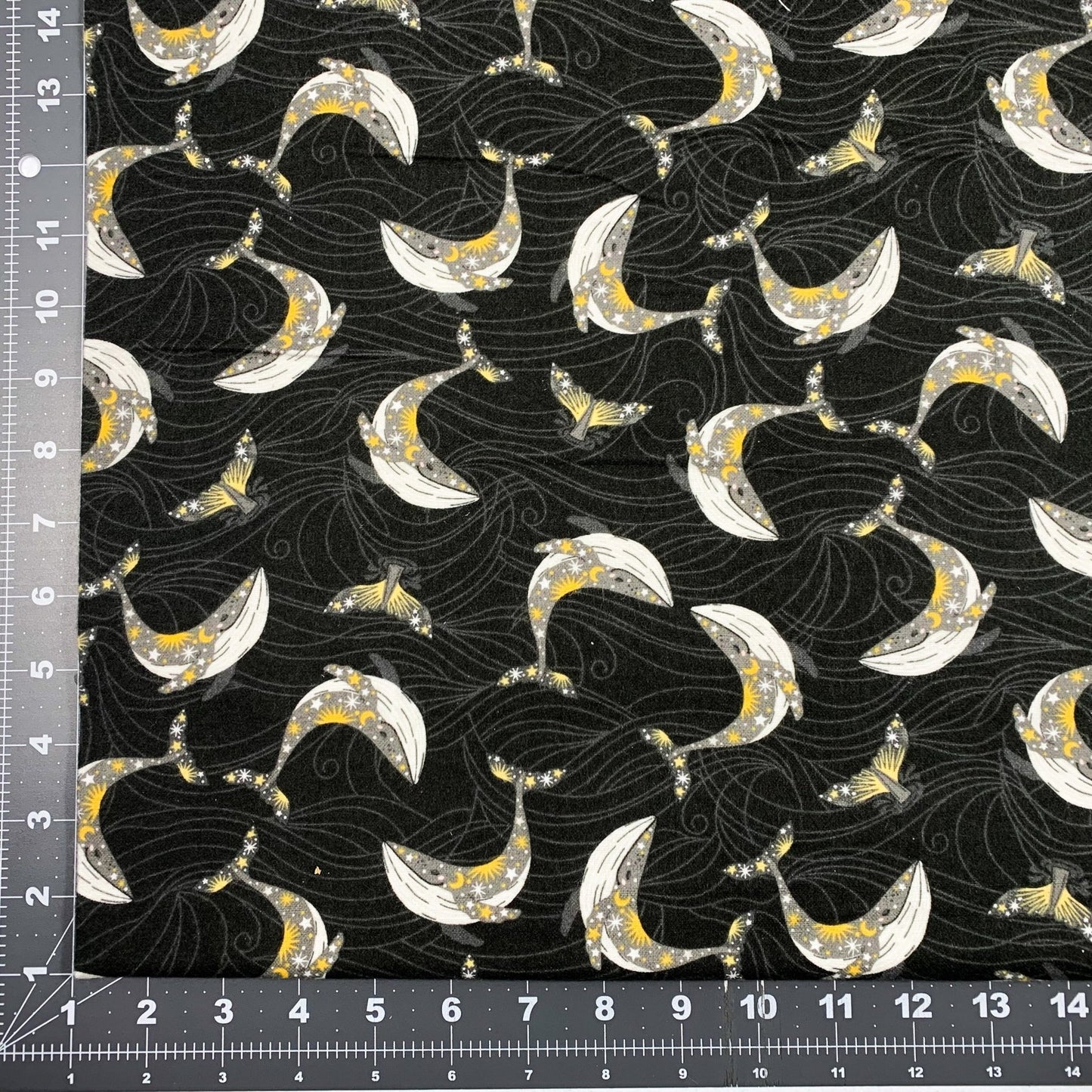 Whale FLANNEL Fabric 20262 Stay Wild Moon Chile - Mary Jo Fabrics