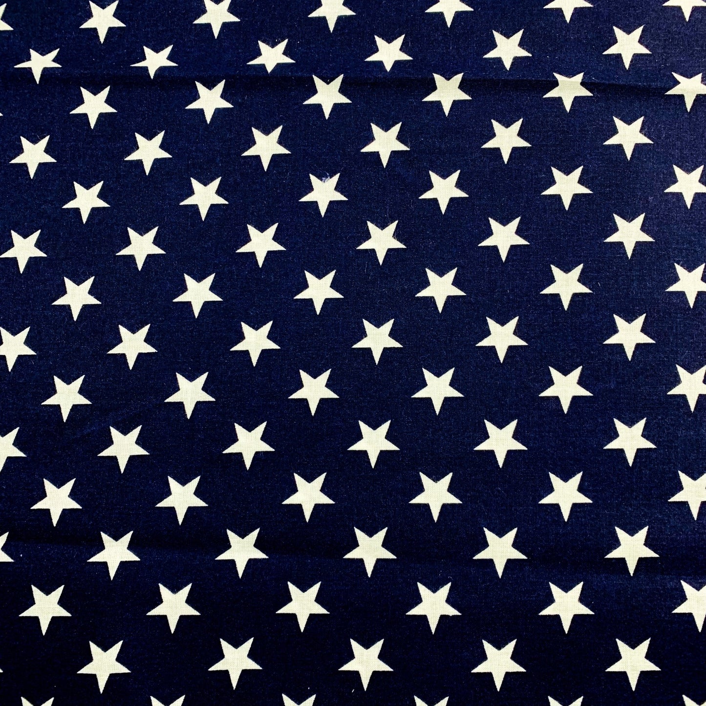 White Stars on Blue quilting fabric 49523 USA Flag 108" quilt backing - Mary Jo Fabrics