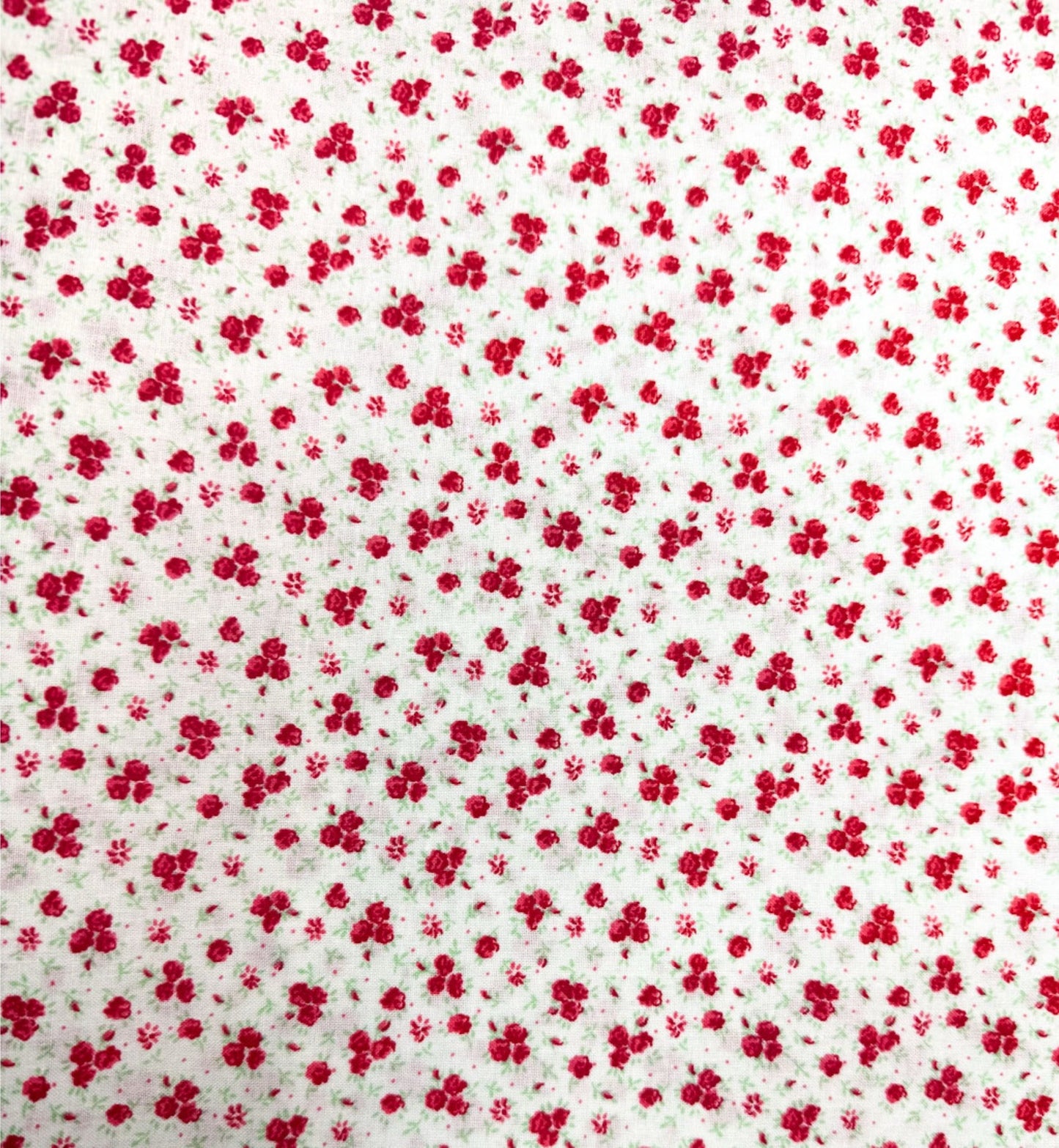 Wild Flower Fabric 45584 Red and Pink Floral - Mary Jo Fabrics