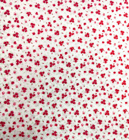 Wild Flower Fabric 45584 Red and Pink Floral - Mary Jo Fabrics