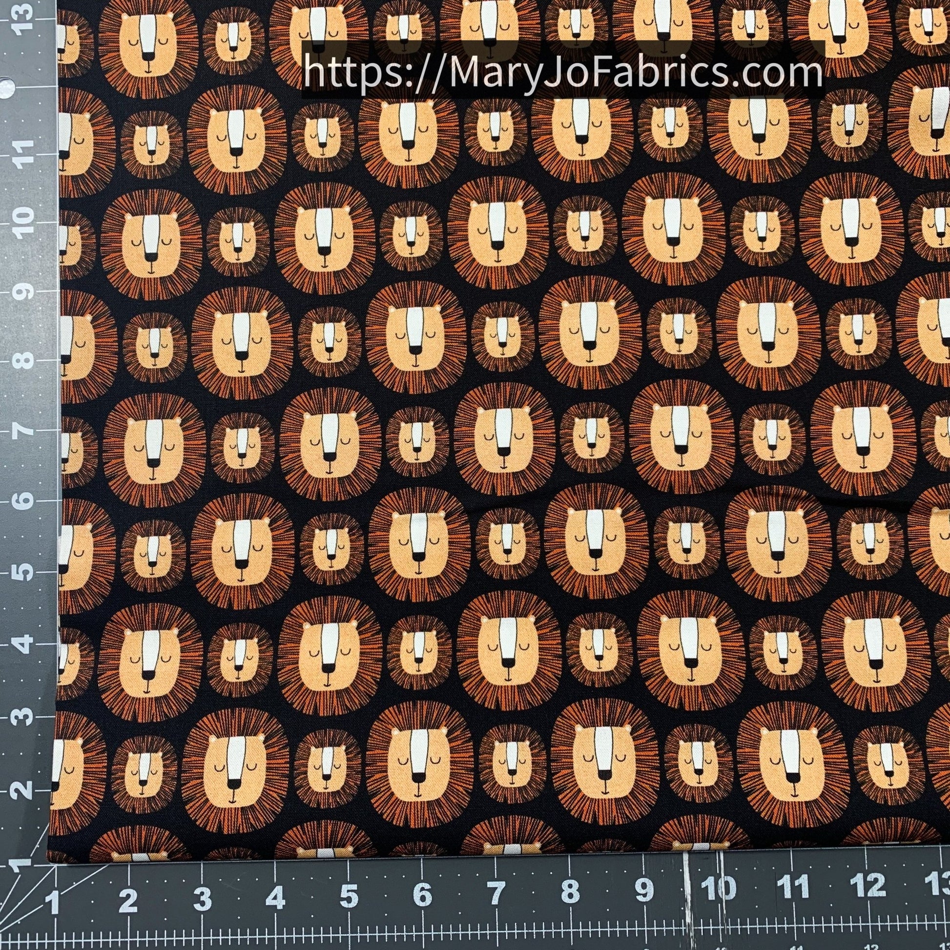 Wild Safari Lion Cotton Fabric 24194 Pride - Mary Jo Fabrics