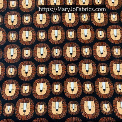 Wild Safari Lion Cotton Fabric 24194 Pride - Mary Jo Fabrics