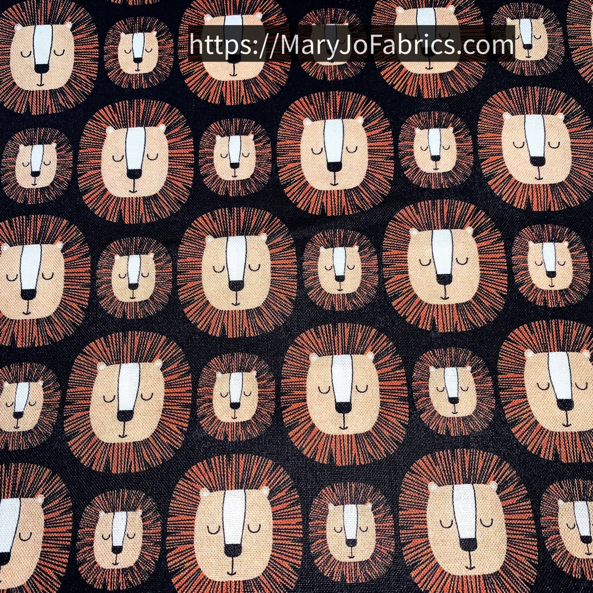 Wild Safari Lion Cotton Fabric 24194 Pride - Mary Jo Fabrics