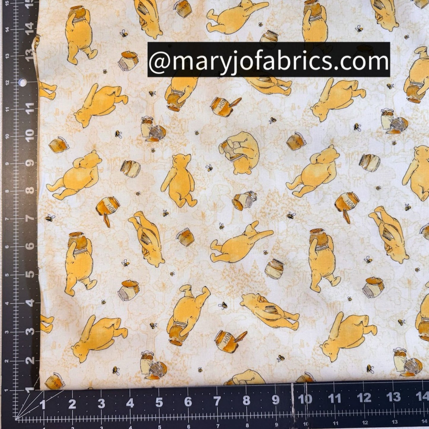 Winnie the Pooh Fabric 8716 - 44 Honey Pot Classic - Mary Jo Fabrics