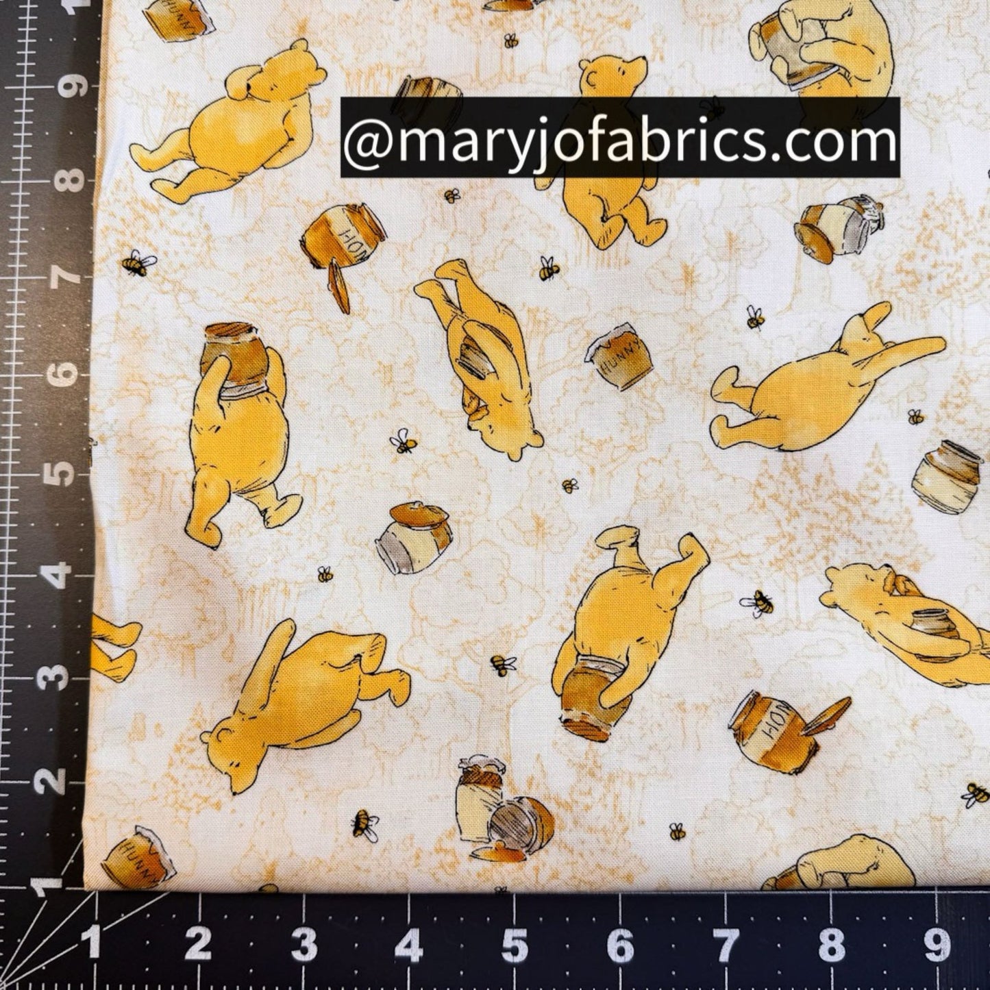 Winnie the Pooh Fabric 8716 - 44 Honey Pot Classic - Mary Jo Fabrics