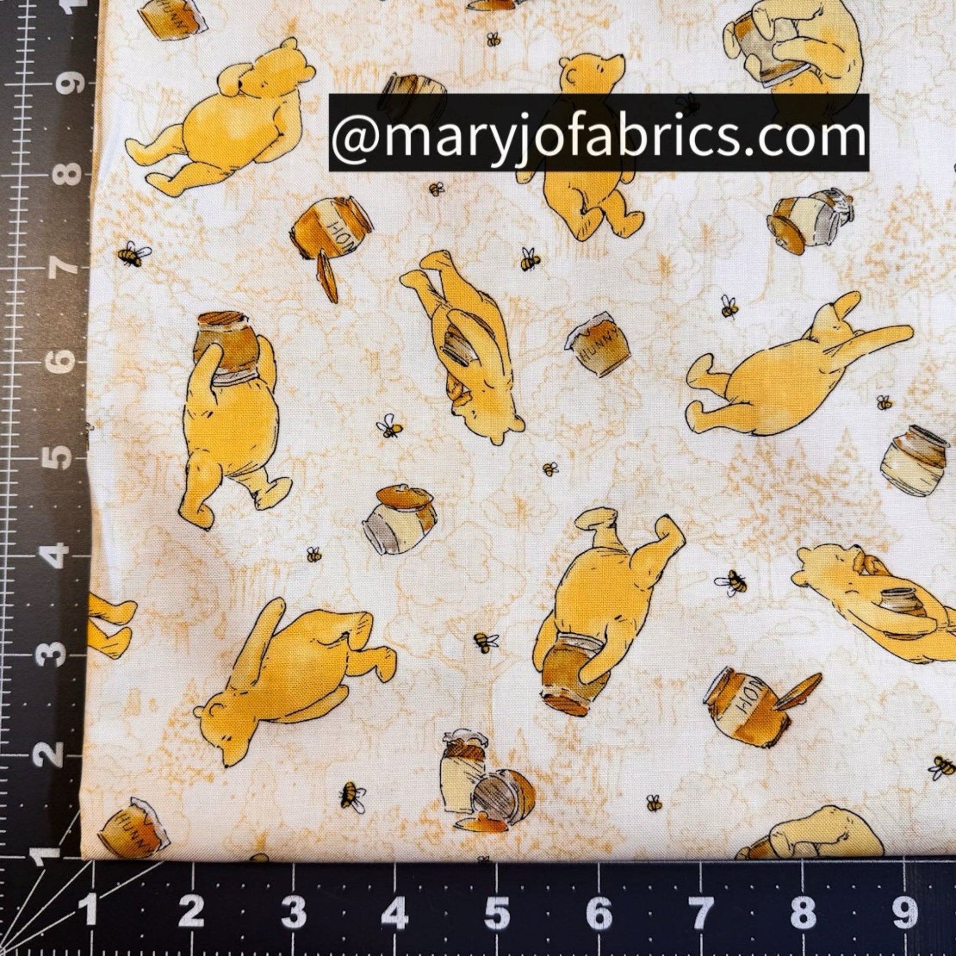 Winnie the Pooh Fabric 8716 - 44 Honey Pot Classic - Mary Jo Fabrics
