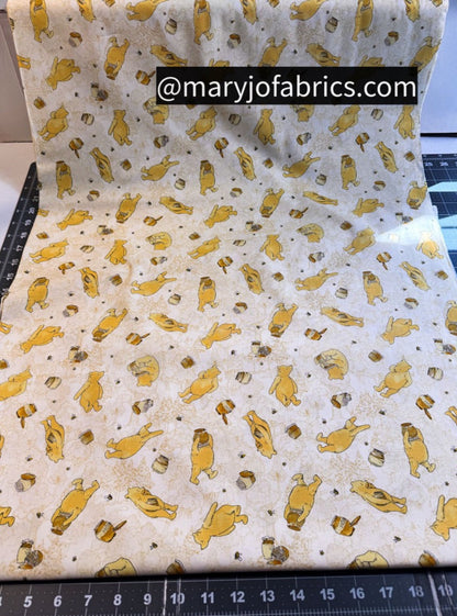 Winnie the Pooh Fabric 8716 - 44 Honey Pot Classic - Mary Jo Fabrics