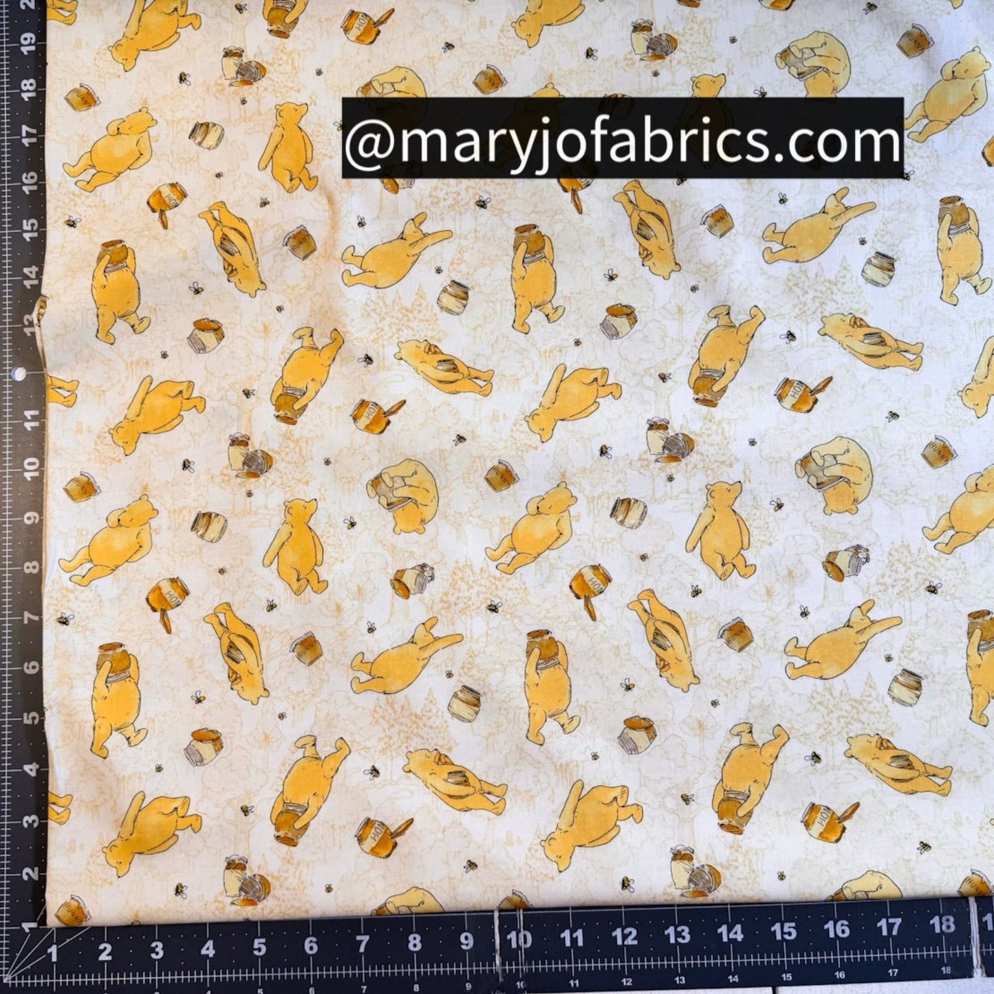 Winnie the Pooh Fabric 8716 - 44 Honey Pot Classic - Mary Jo Fabrics