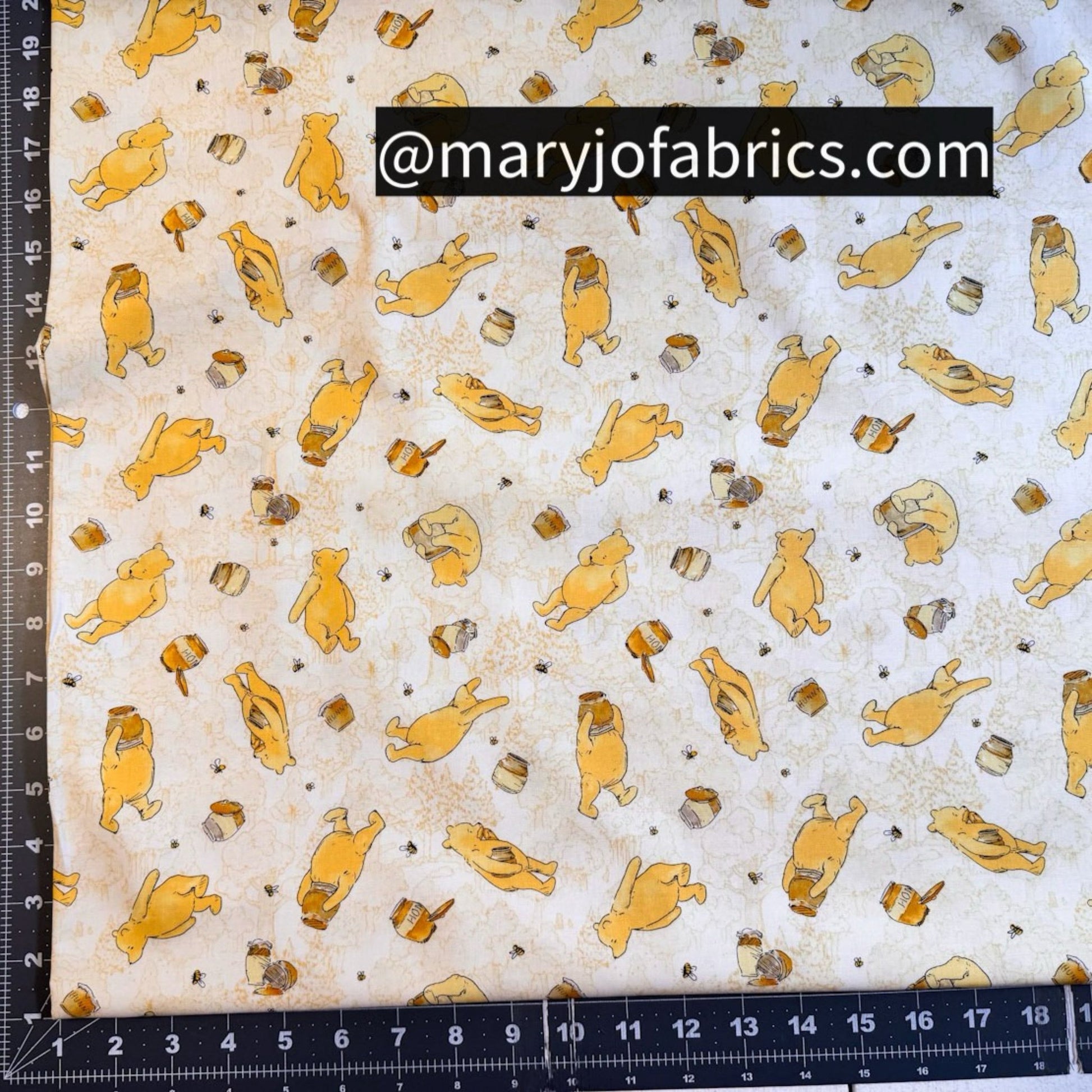 Winnie the Pooh Fabric 8716 - 44 Honey Pot Classic - Mary Jo Fabrics