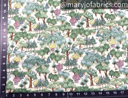 Winnie the Pooh Fabric 8724 - 66 Hundred Acres Wood Forest - Mary Jo Fabrics