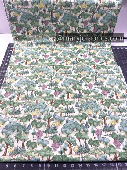 Winnie the Pooh Fabric 8724 - 66 Hundred Acres Wood Forest - Mary Jo Fabrics