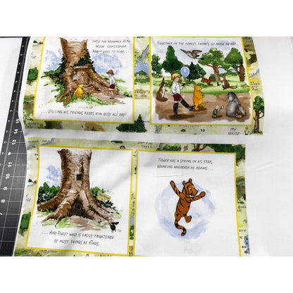 Winnie the Pooh Fabric Book Panel 8729BP Pooh book - Mary Jo Fabrics