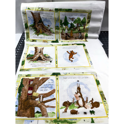 Winnie the Pooh Fabric Book Panel 8729BP Pooh book - Mary Jo Fabrics