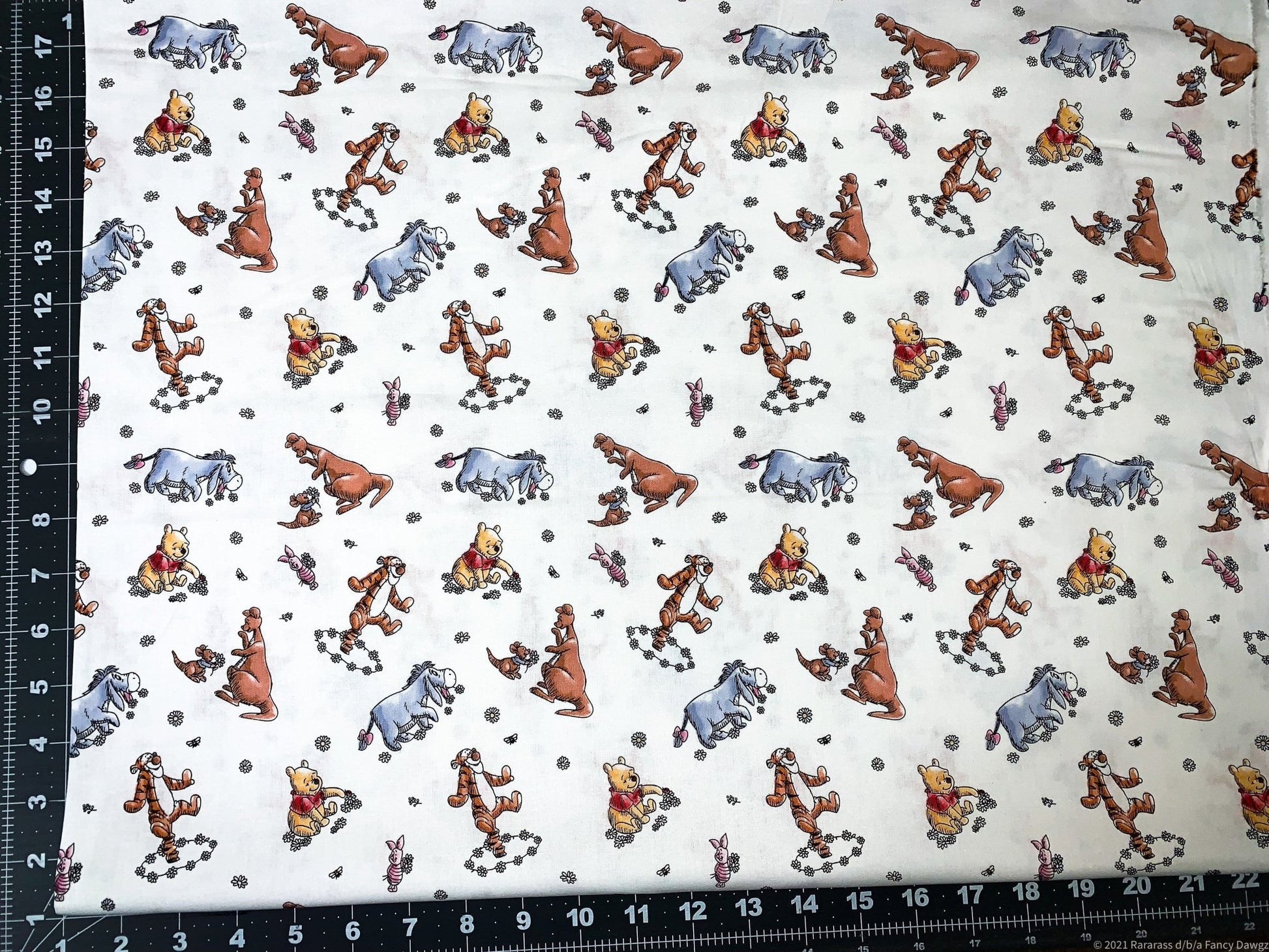 Winnie the Pooh fabric Eeyore Tigger fabric - Mary Jo Fabrics