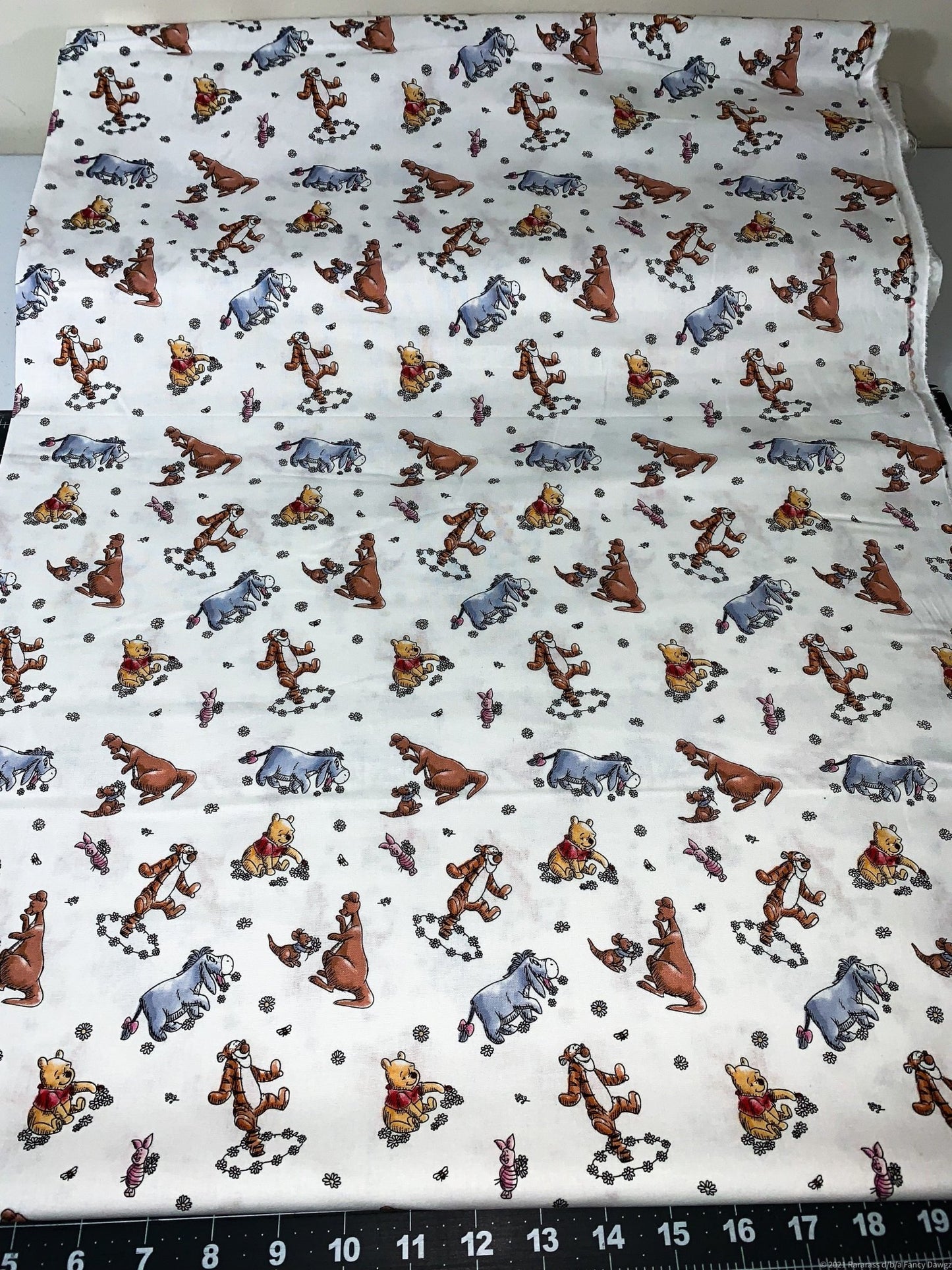 Winnie the Pooh fabric Eeyore Tigger fabric - Mary Jo Fabrics