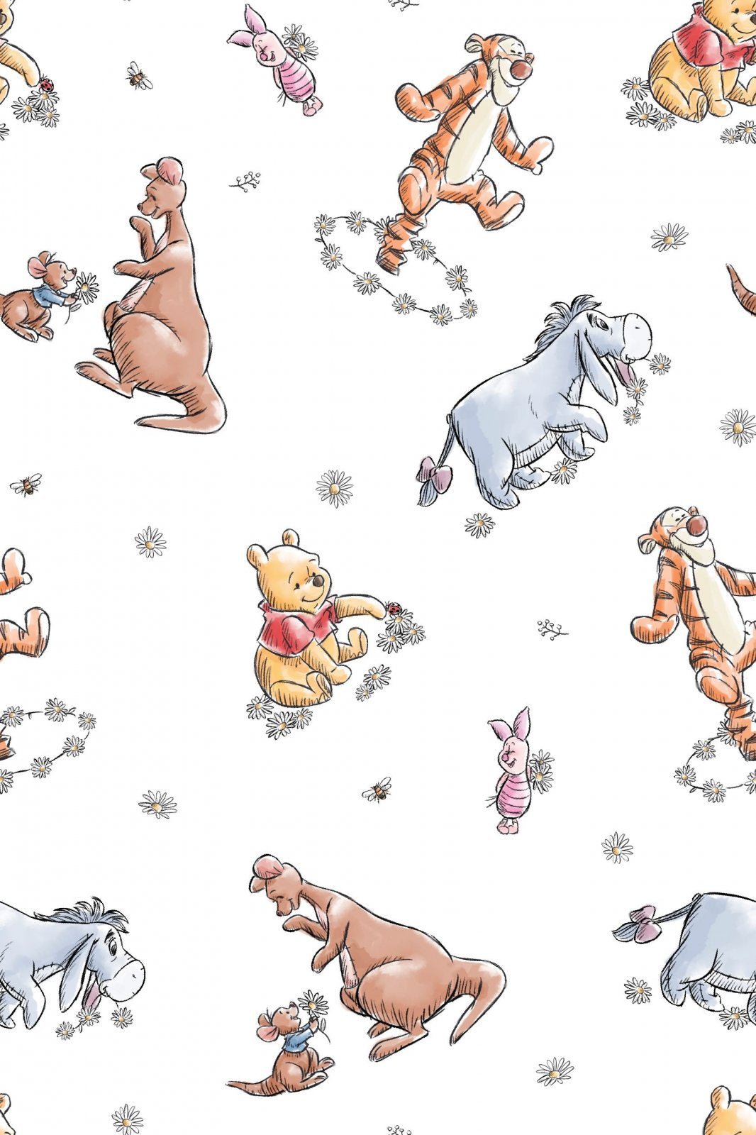 Winnie the Pooh fabric Eeyore Tigger fabric - Mary Jo Fabrics