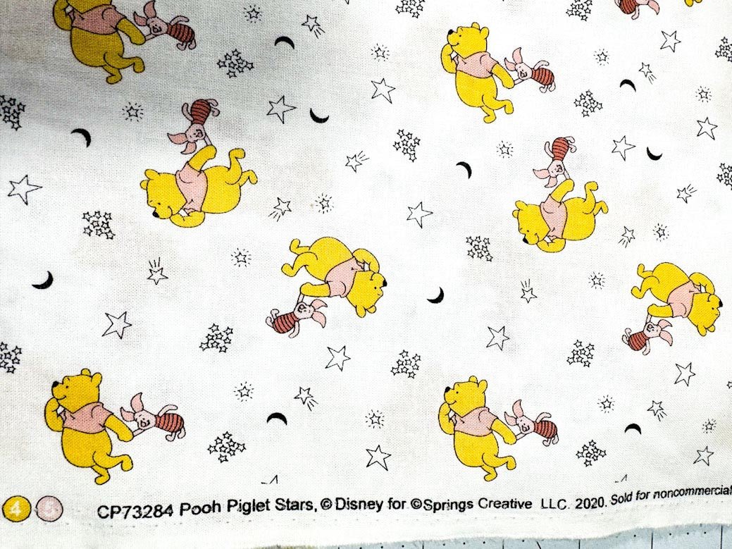 Winnie the Pooh fabric Pooh and piglet cotton fabric - Mary Jo Fabrics