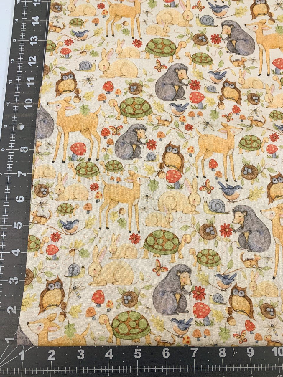 Woodland Animals fabric CP67732 Baby Animals - Mary Jo Fabrics