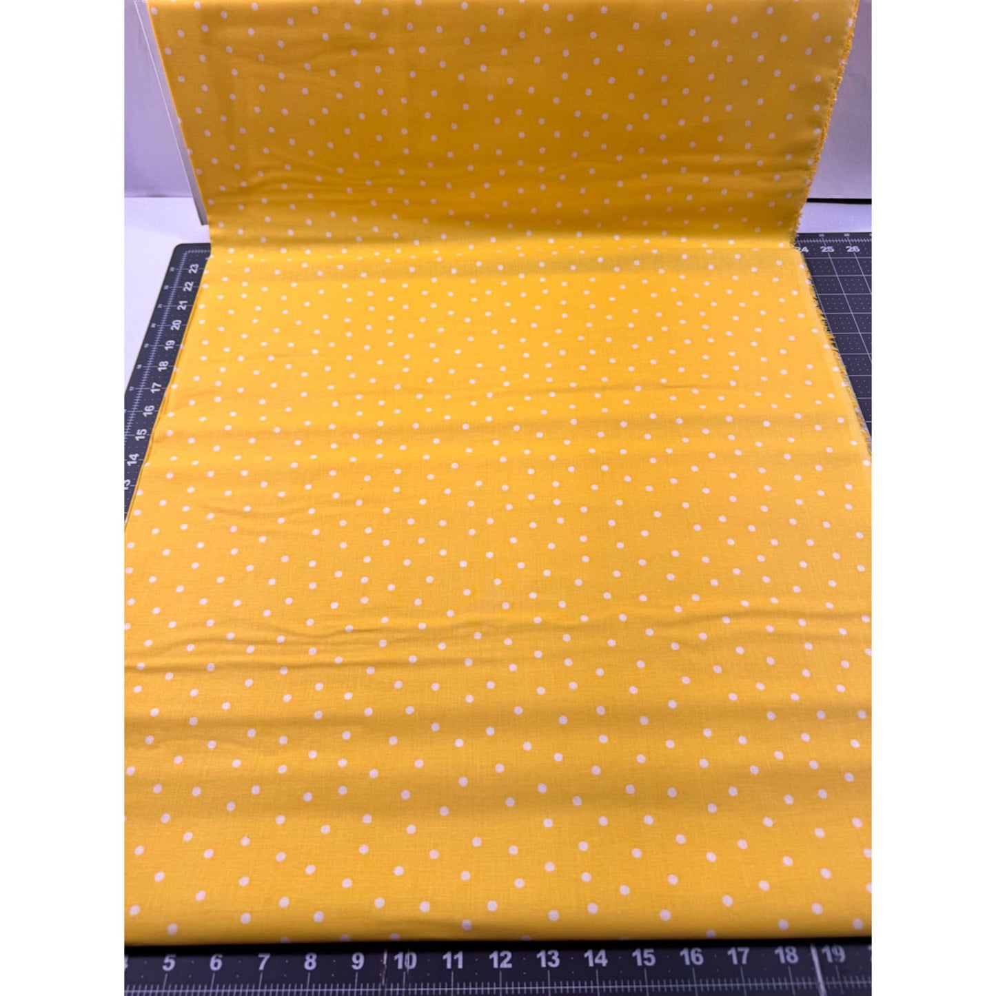 Yellow Polka Dot Cotton Fabric 0716 - 1888 - Mary Jo Fabrics