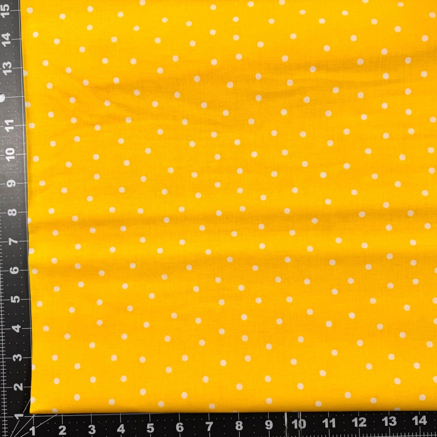 Yellow Polka Dot Cotton Fabric 0716 - 1888 - Mary Jo Fabrics