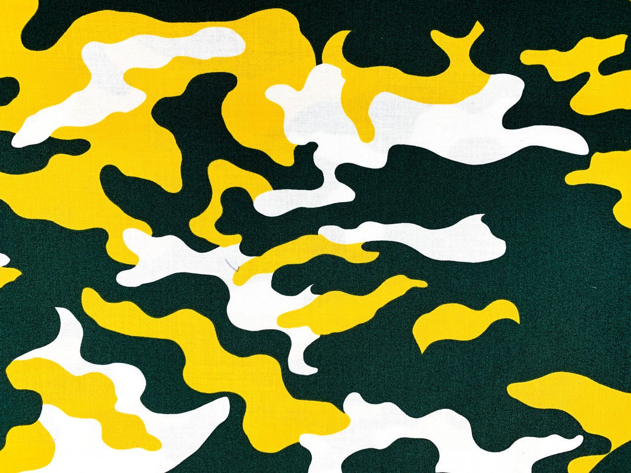 Yellow White Green Camo fabric Yellow Camouflage cotton fabric - Mary Jo Fabrics