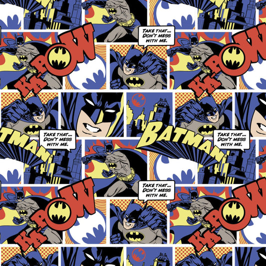 Batman fabric Color Pop Comic fabric Ka Pow