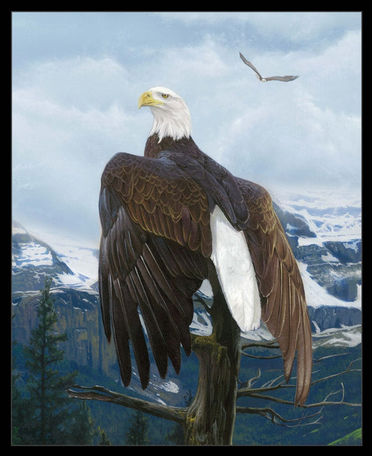 Wings of Pride Eagle Quilt Panel 24000 fabric panel 36"x 44"