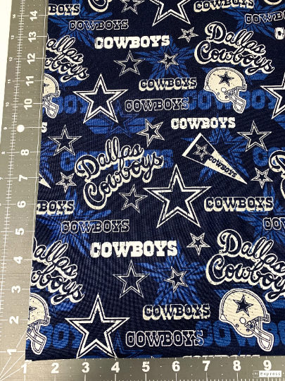 Dallas Cowboys Fabric 14443 Pennant NFL Cotton fabric