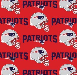 New England Patriots Cotton fabric Red Patriot fabric