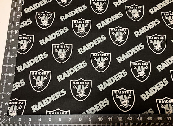 Raider fabric 3513 D NFL fabric Raiders cotton fabric