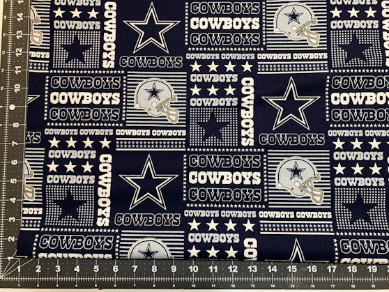 Dallas Cowboys fabric 6424 Stripe NFL cotton fabric