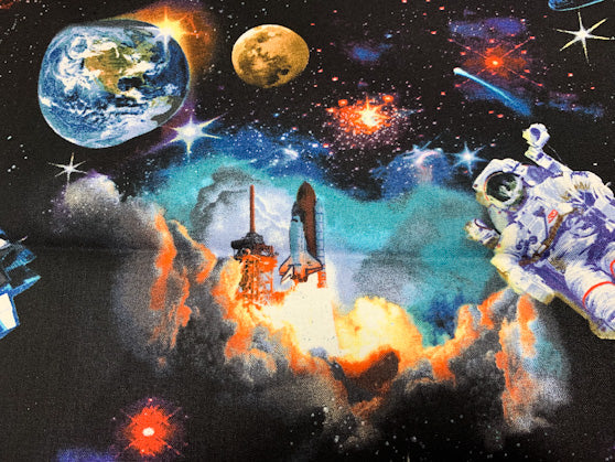 In Space fabric  1298 Astronaut fabric