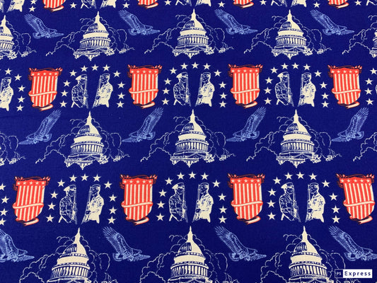 Capitol fabric 49535 Made in the USA Patriotic cotton fabric