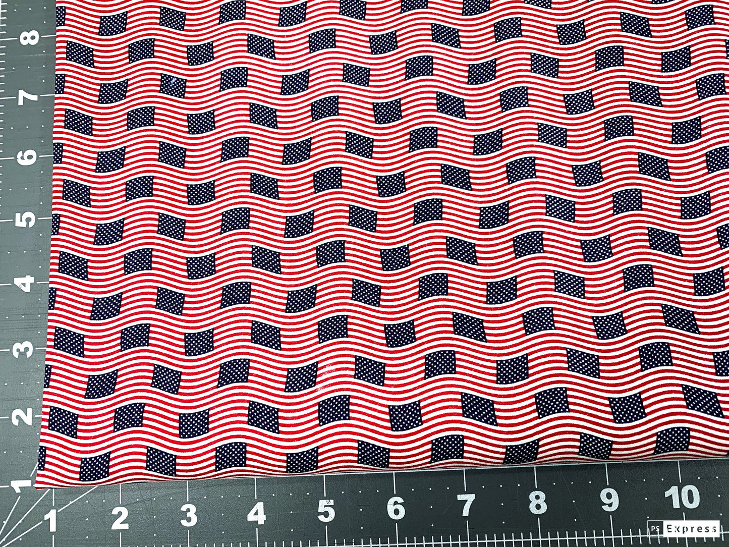 Mini American flag fabric USA fabric Patriotic fabric