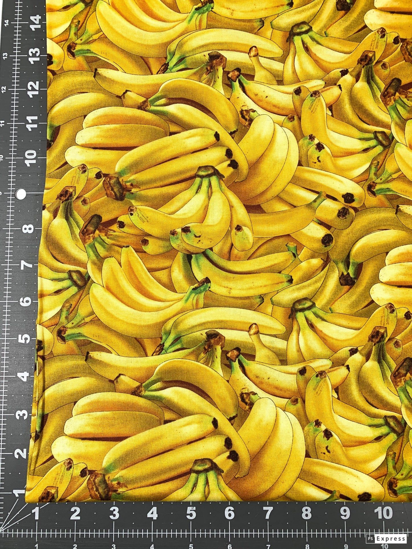 Bananas fabric  461 Yellow banana cotton fabric