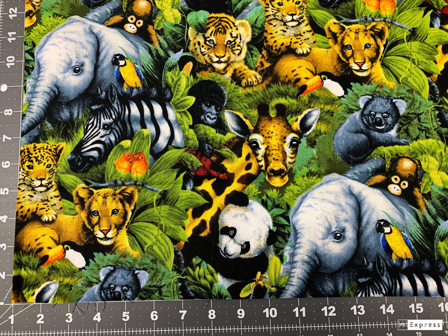 Baby Jungle Animals AL-2016-6C Safari Nursery fabric