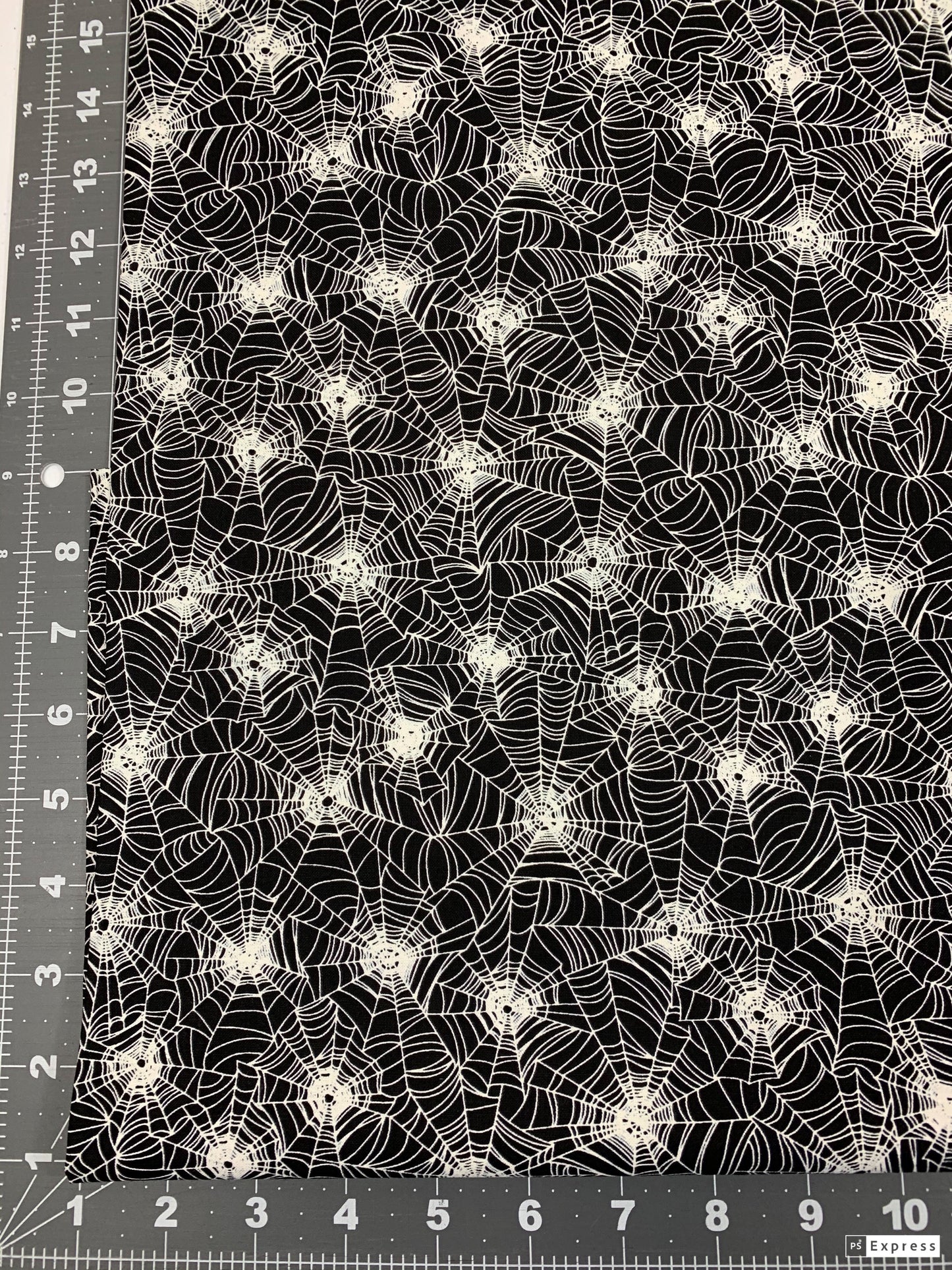 Glow in the Dark Spiderweb fabric CG7786 Halloween fabric