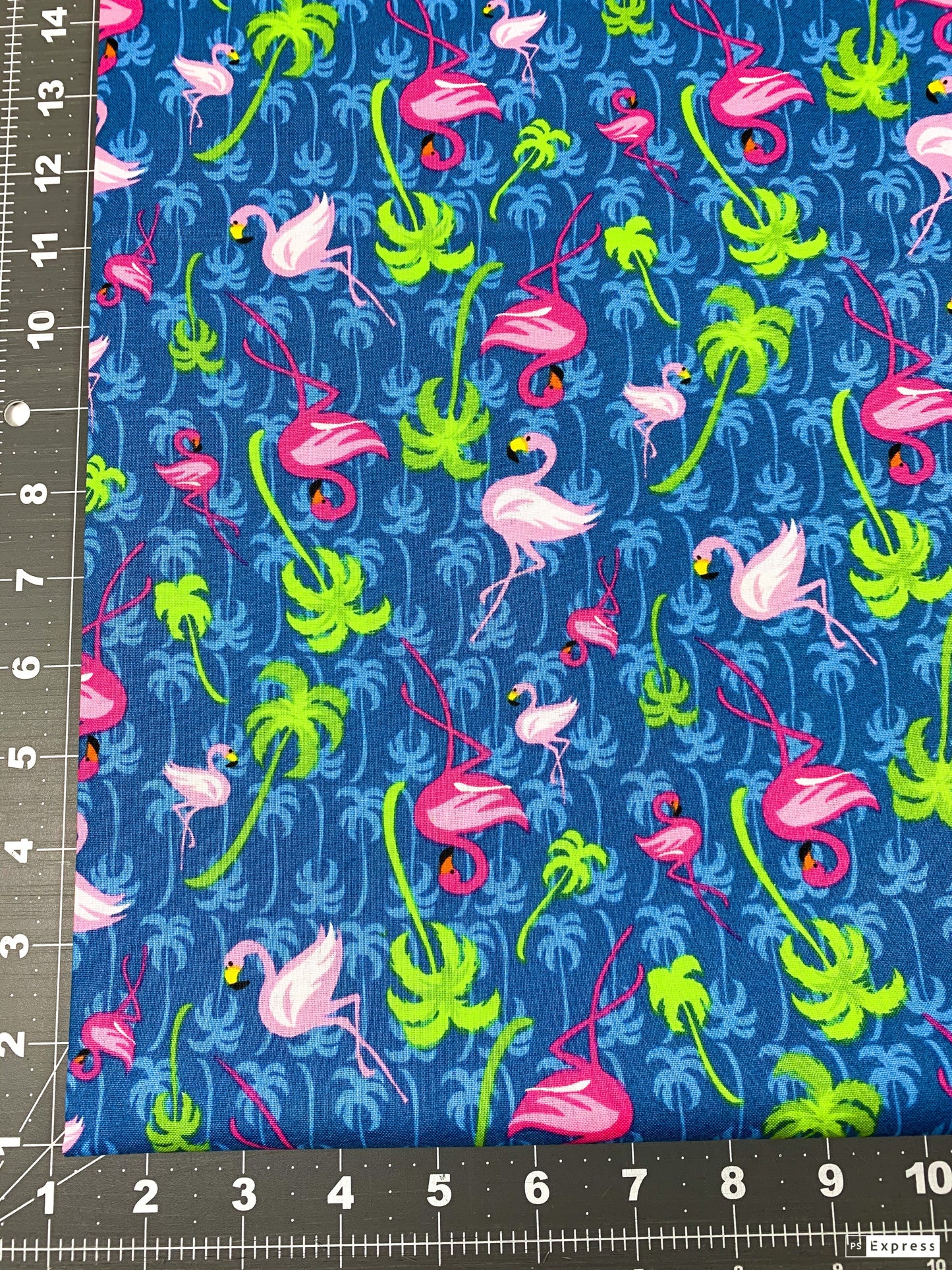 Pink Flamingo fabric 24489 Palm Tree fabric