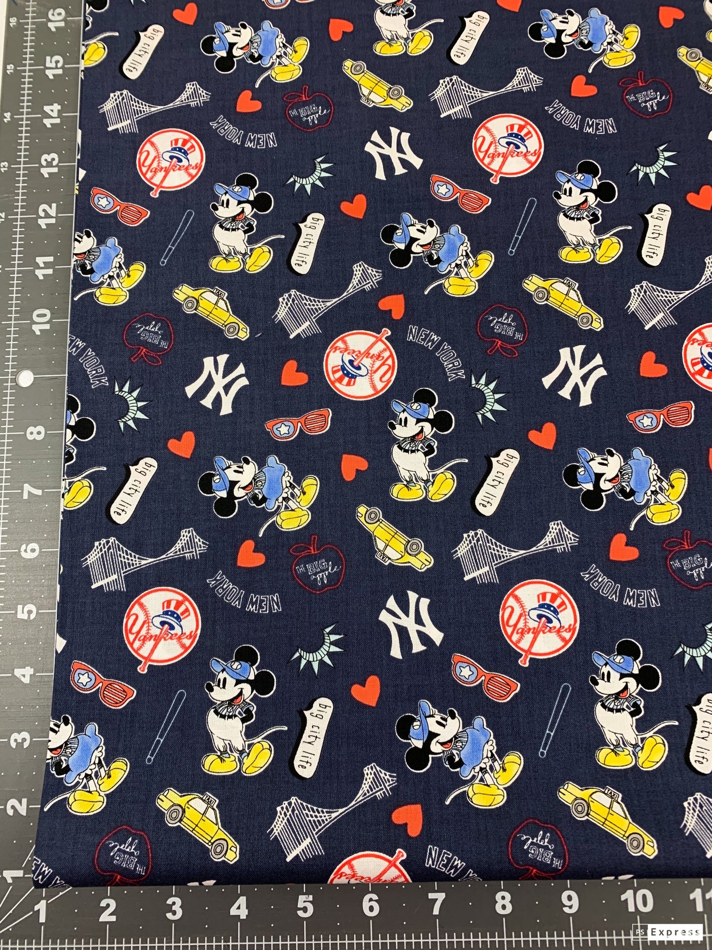 New York Yankees fabric Mickey cotton fabric