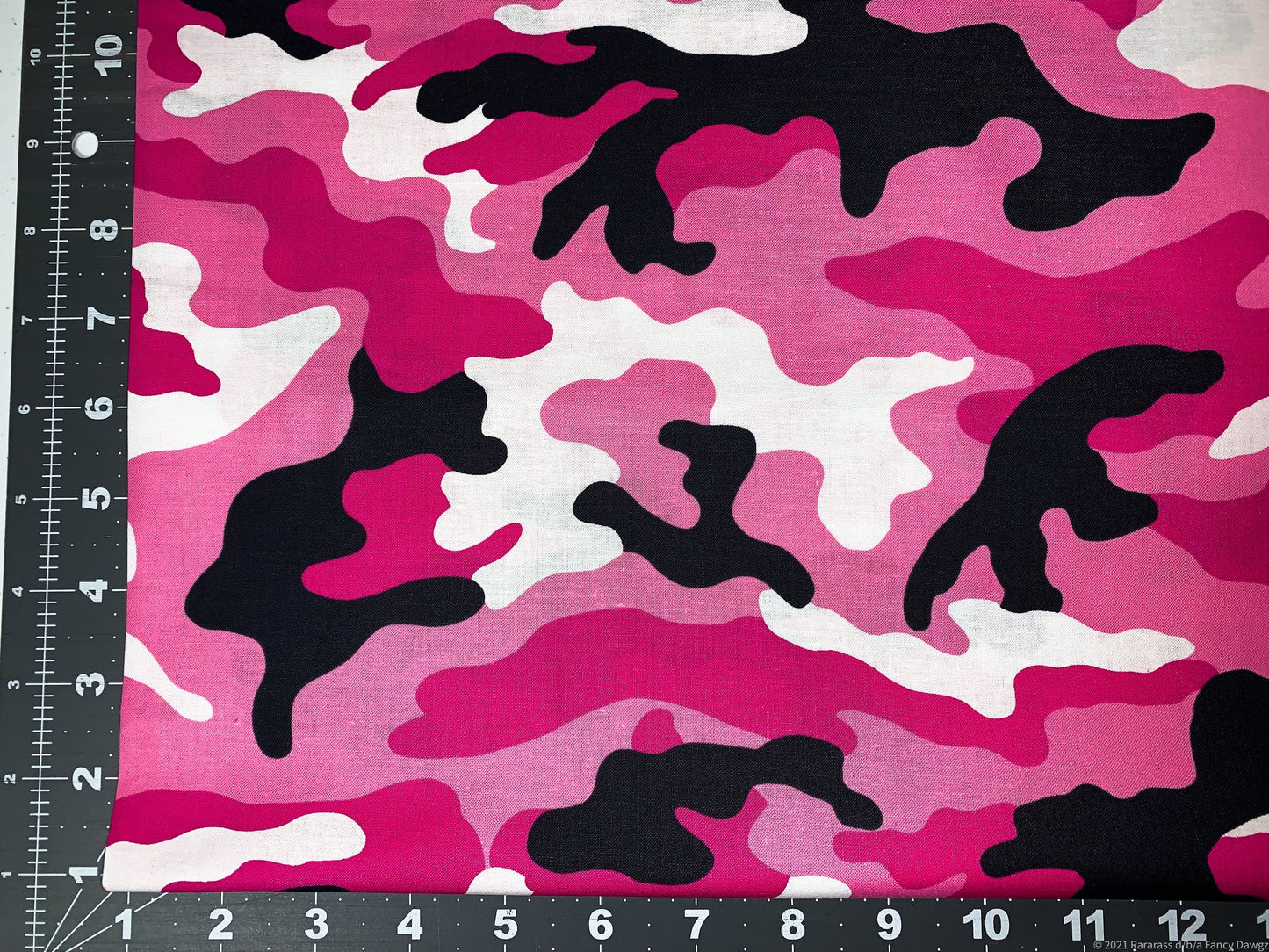 Pink Camo fabric Pink camouflage cotton fabric
