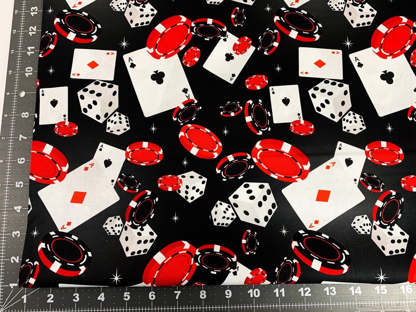 Red and Black Casino fabric DX25300C1 Gambling fabric