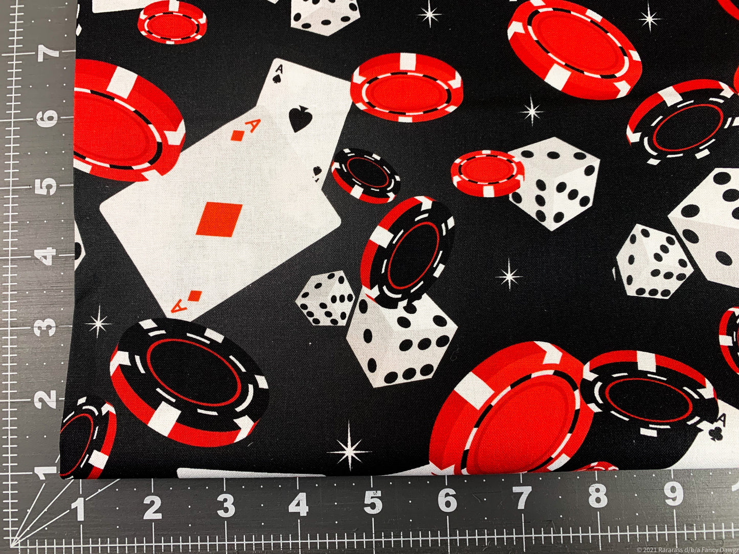 Red and Black Casino fabric DX25300C1 Gambling fabric