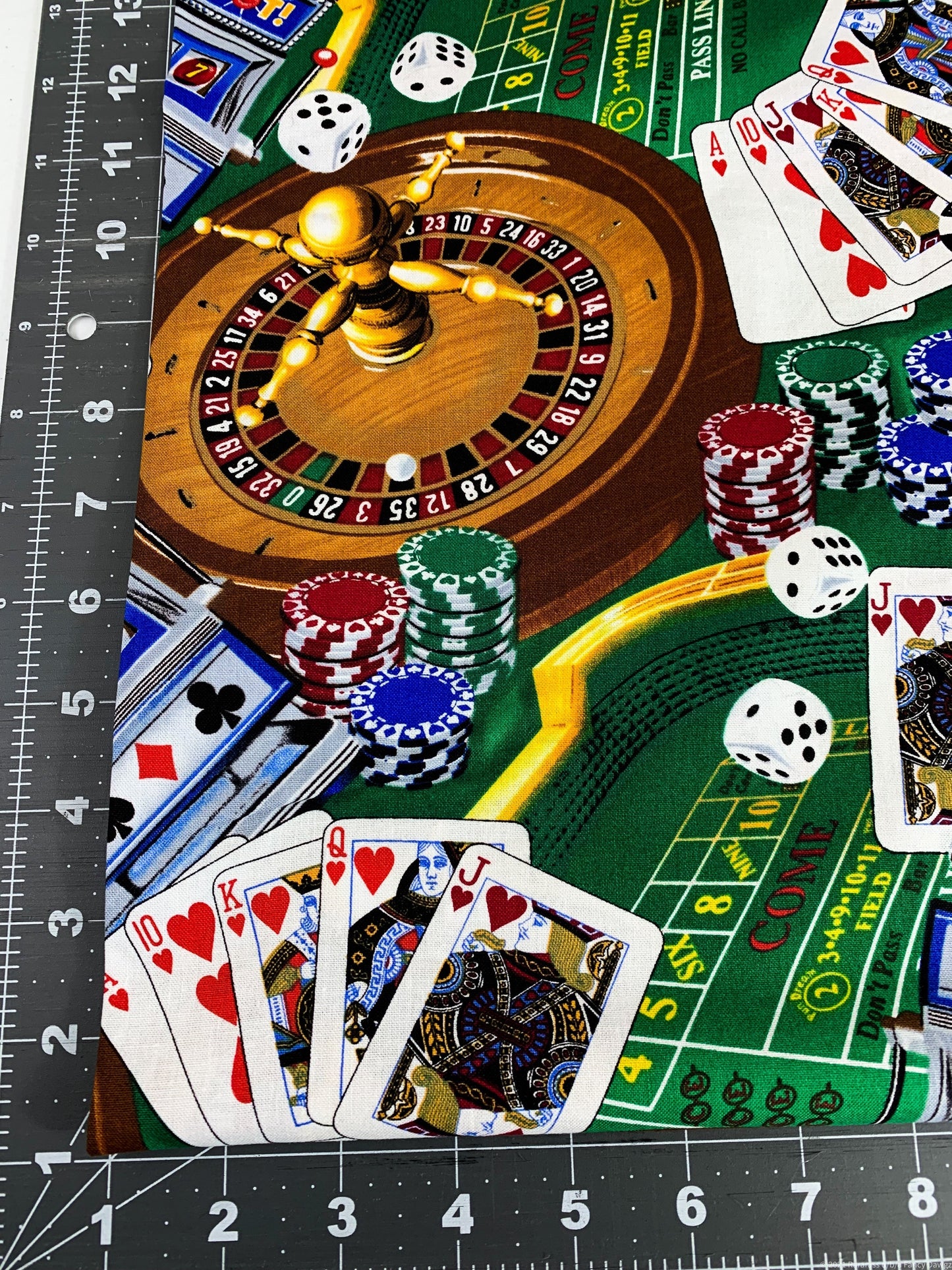 Roulette Casino fabric C1450 Gambling cotton fabric
