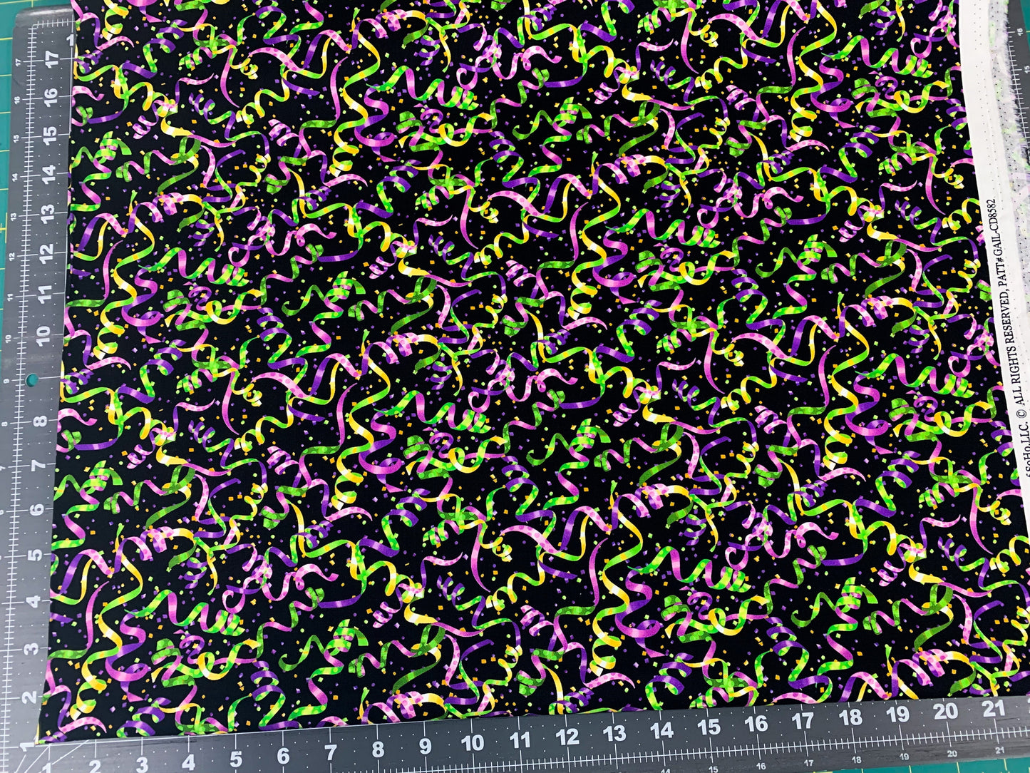 Mardi Gras fabric CD8582 New Orleans Party fabric