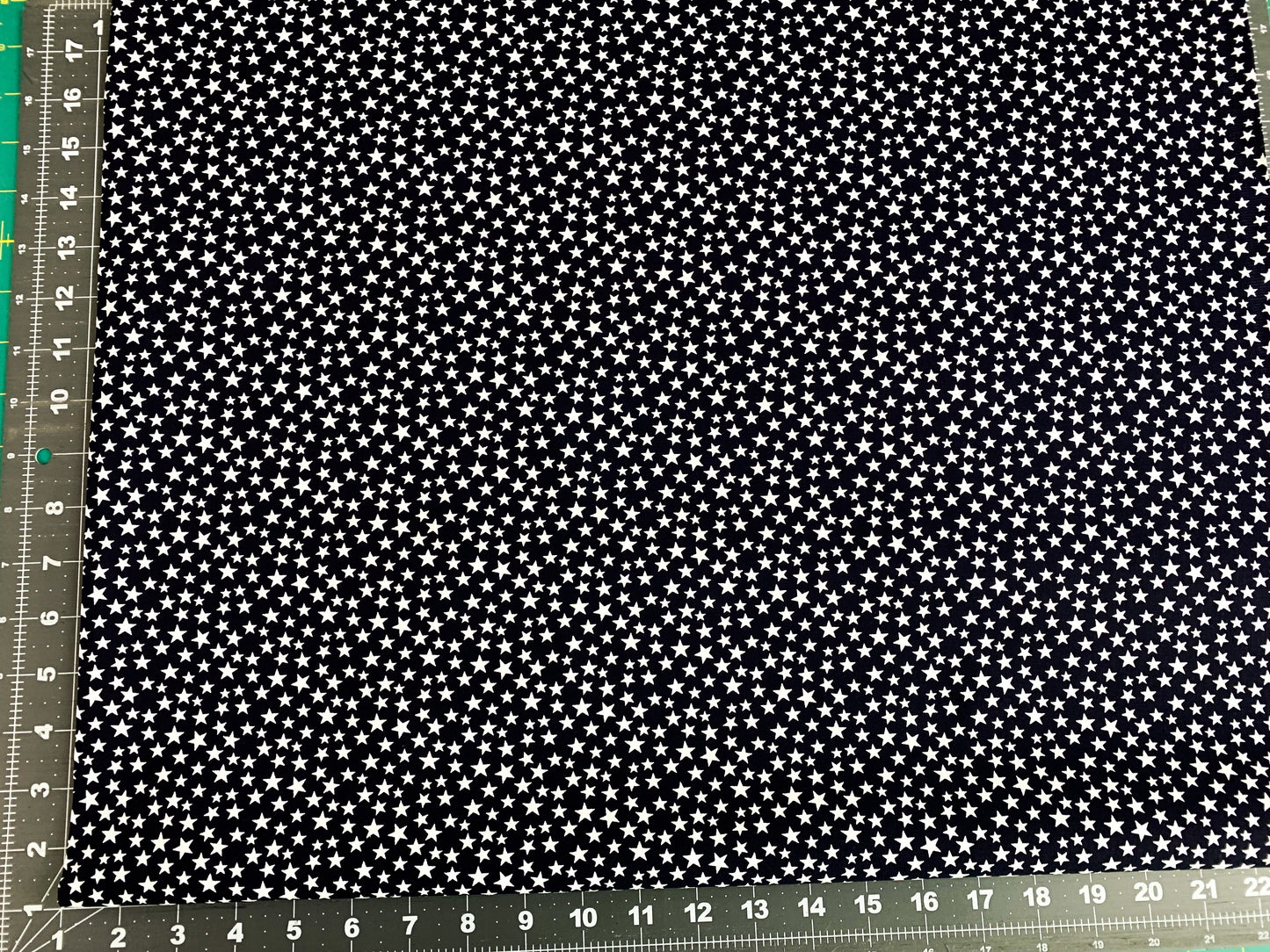 Navy Blue White Star USA fabric 48488 Made in the USA