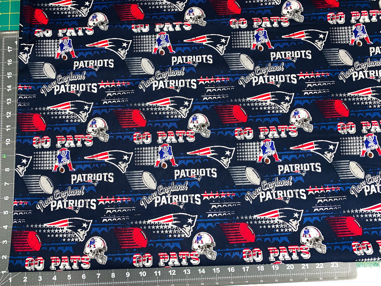 New England Patriots fabric NFL fabric 14447-D Retro Patriot fabric