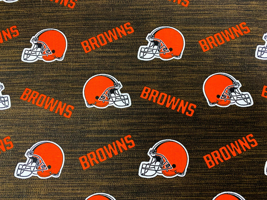 Cleveland Browns fabric 70494-D Browns cotton NFL fabric