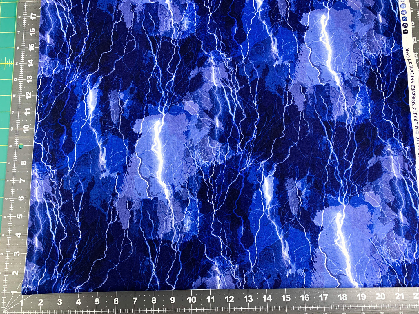 Lightning Storm fabric C8410 Night sky fabric