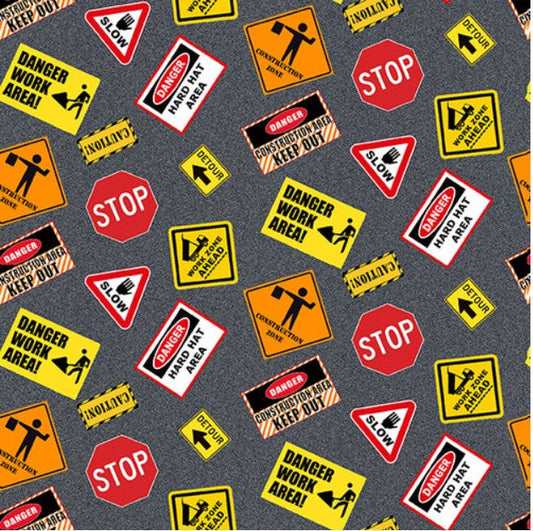 Work Zone Sign fabric 38490 Construction Zone
